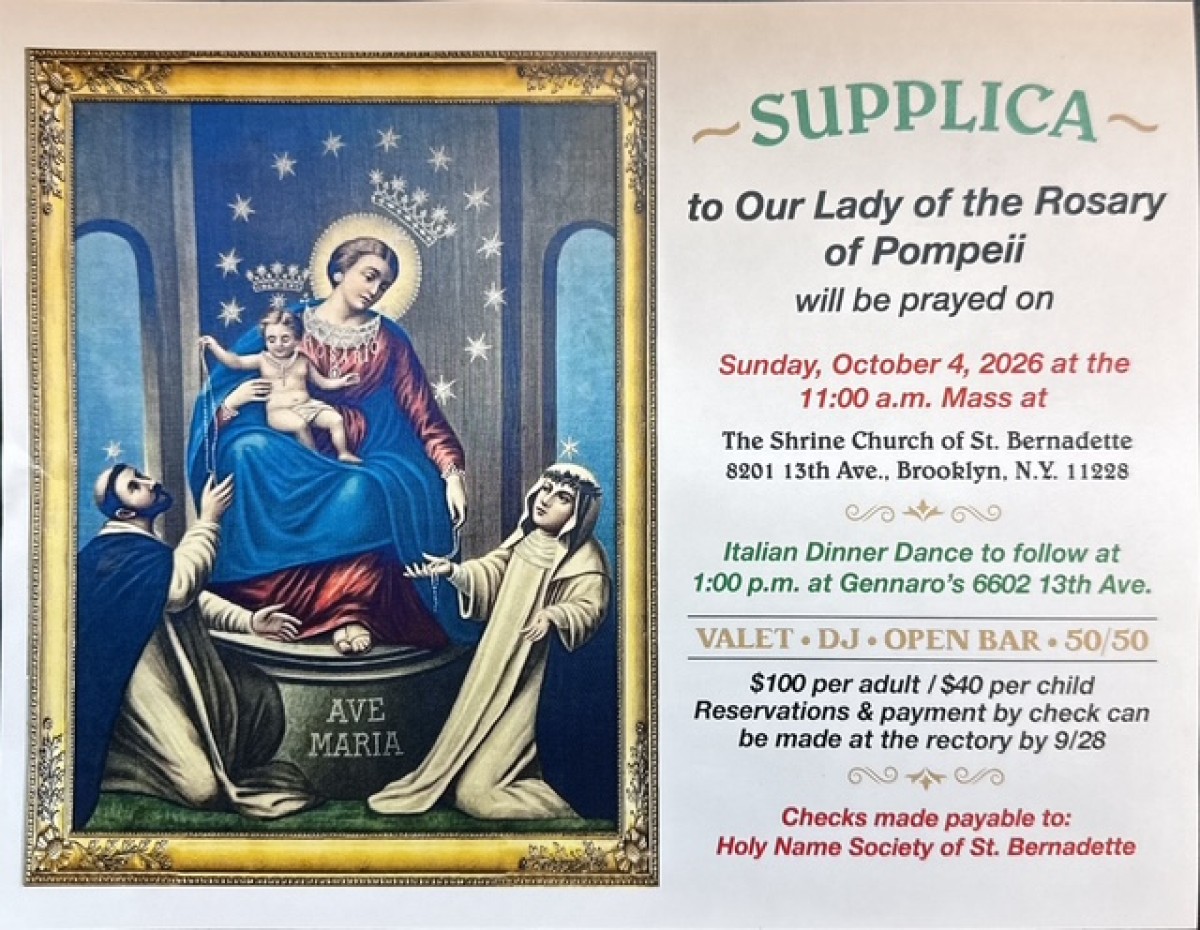 Our Lady of the Rosary of Pompeii - October 4, 2026