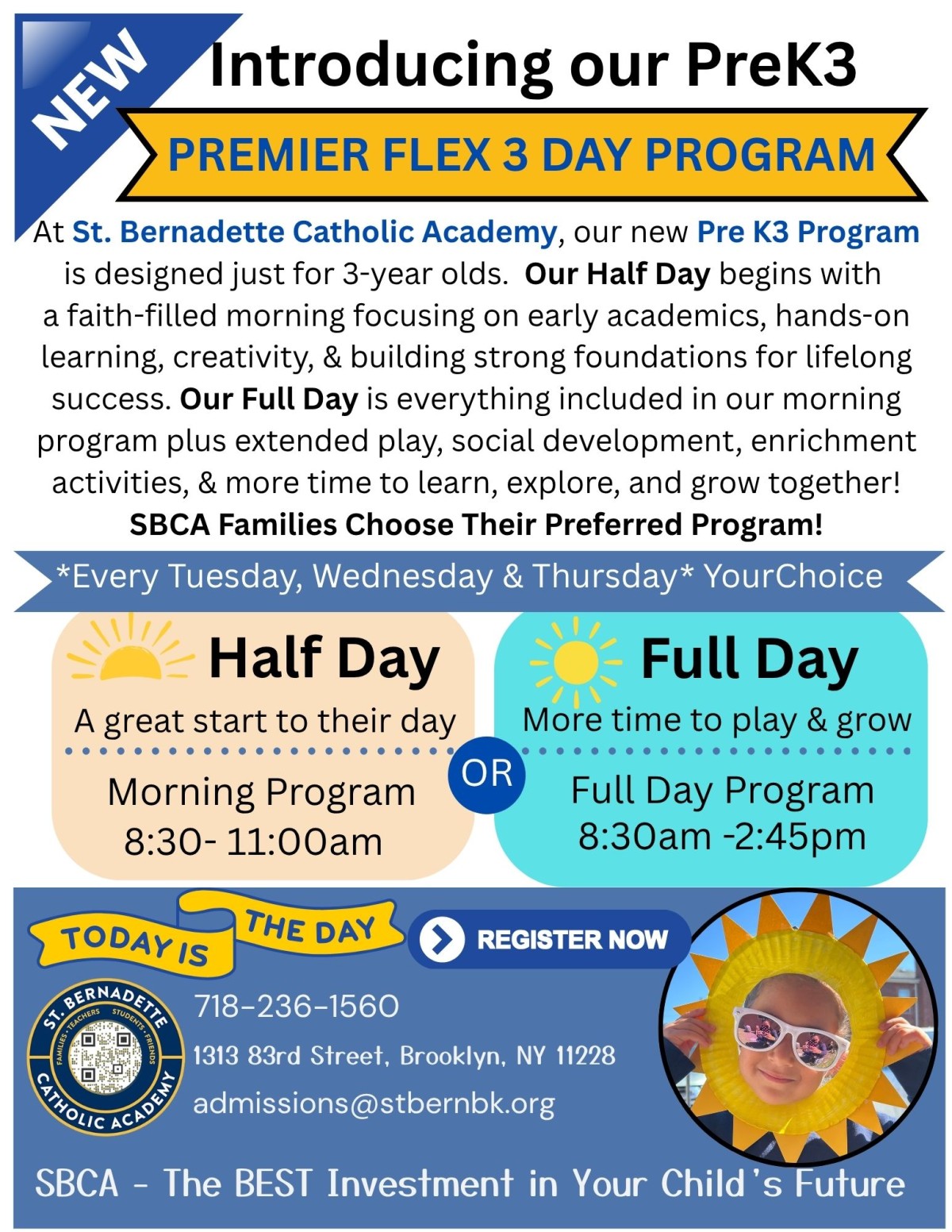 St. Bernadette Catholic Academy - Pre K Full Day Program 
