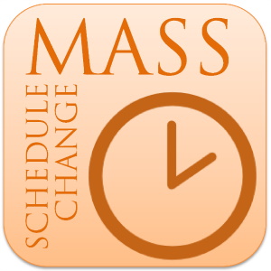 January 2026 - Mass Schedule Change